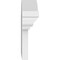 Ekena Millwork Eyebrow Architectural Grade PVC Pediment, 44"W x 10-1/2"H x 2-3/4"P PEDP044X105EYE00 - alternate 3